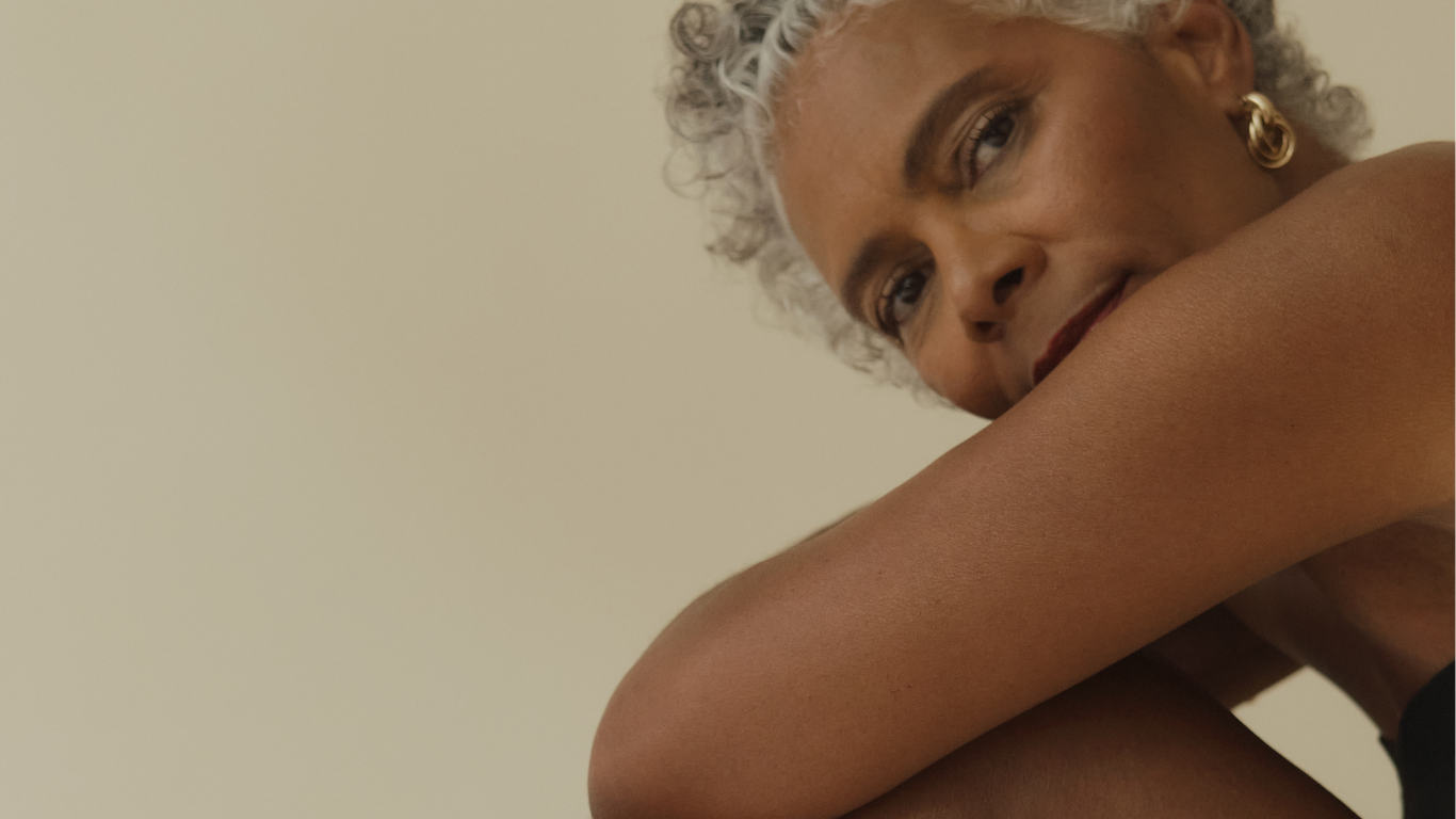 older woman who can benefit from pdrn and microneedling for anti-aging